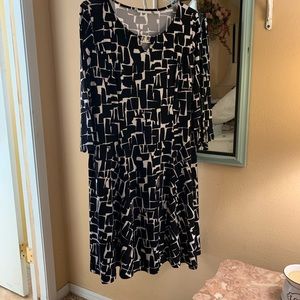 Susan Graver Fit & Flare Dress